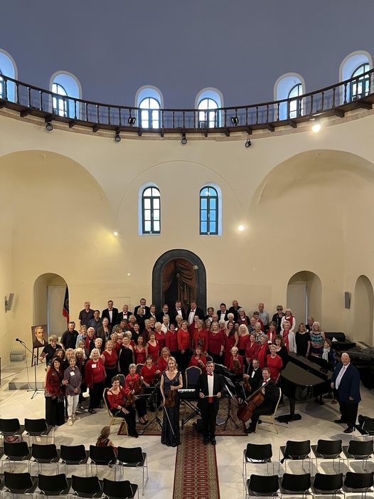 The Tahoe Symphony and guest violin soloist, Elizabeth Pitcairn, pictured in Nafplio, Greece.